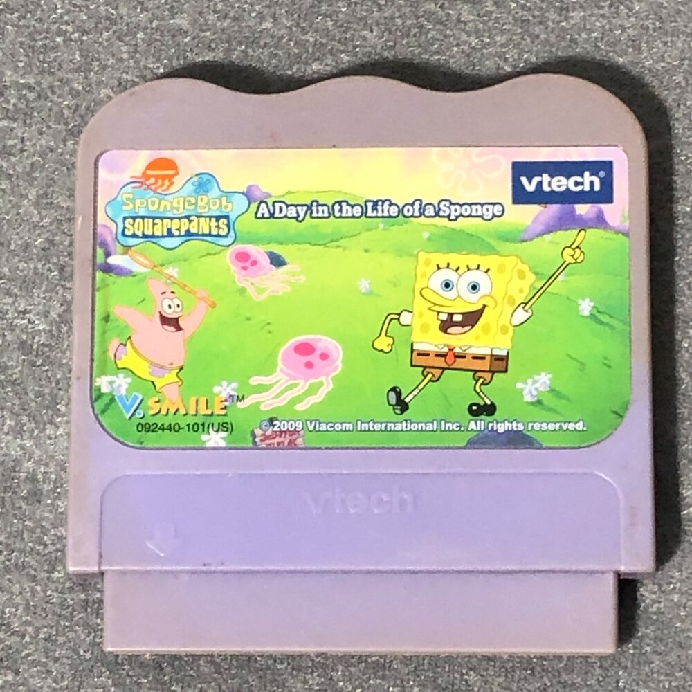 VTech VSmile learning system SpongeBob life of a Sponge Game